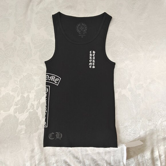 Chrome Hearts Black Tank Top - Picture 1 of 6